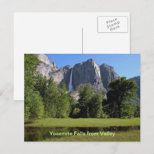 Yosemite-Herfsten uit Valley in Californië Briefkaart (Voorkant / Achterkant)
