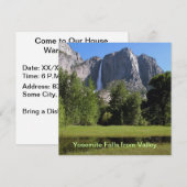 Yosemite-Herfsten uit Valley in Californië Kaart (Voorkant / Achterkant)