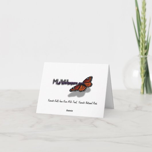 Yosemite Herfsten van Four Mile Trail Kaart (Achterkant)