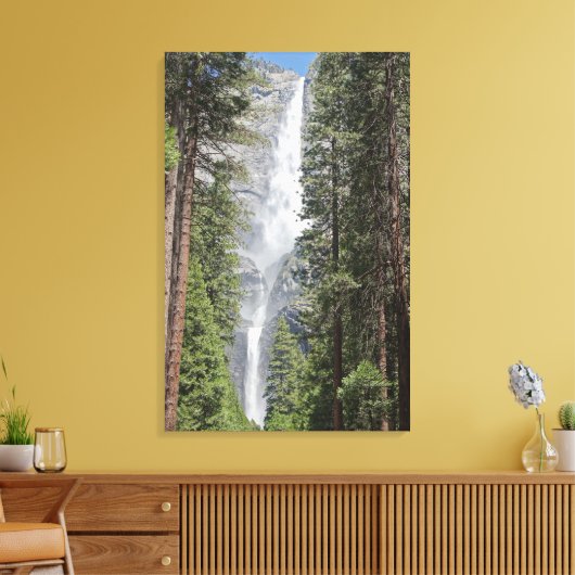 Yosemite Herfsten verpakt Canvas Print (Insitu (Woonkamer))