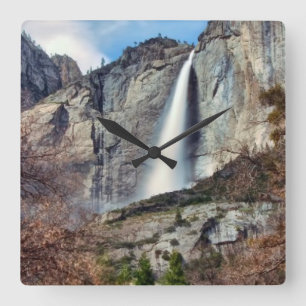 Yosemite Herfsten Vierkante Klok