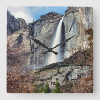 Yosemite Herfsten Vierkante Klok