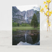 yosemite herfstenbezinning kaart (Gele Bloem)