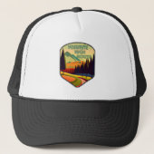 Yosemite High Route Kleuren Trucker Pet (Voorkant)