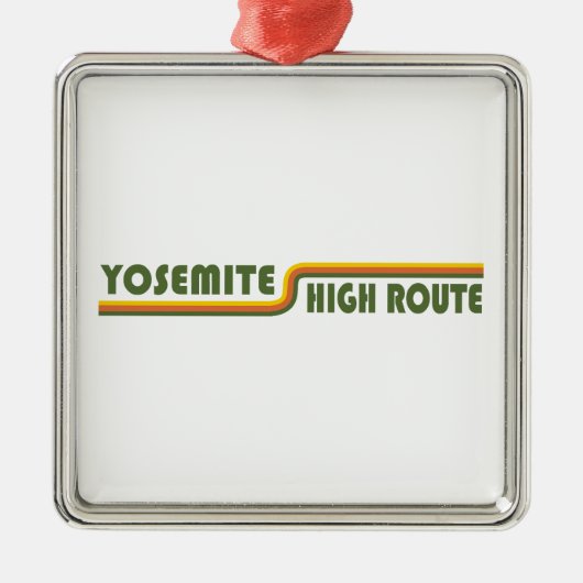 Yosemite High Route Metalen Ornament (Voorkant)