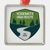 Yosemite High Route Metalen Ornament (Voorkant)