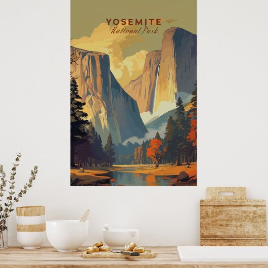 Yosemite III Poster (Keuken)
