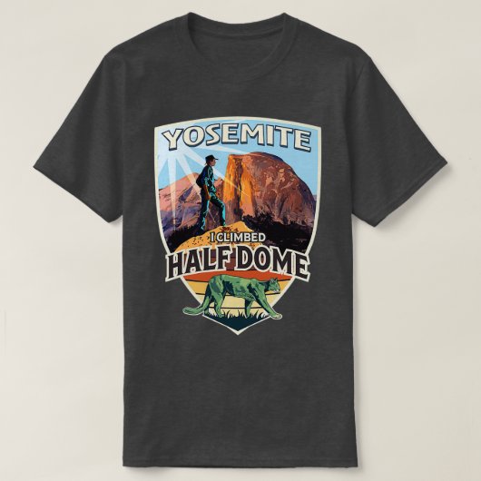 Yosemite ik klom half-dood met t-shirt (Design voorkant)