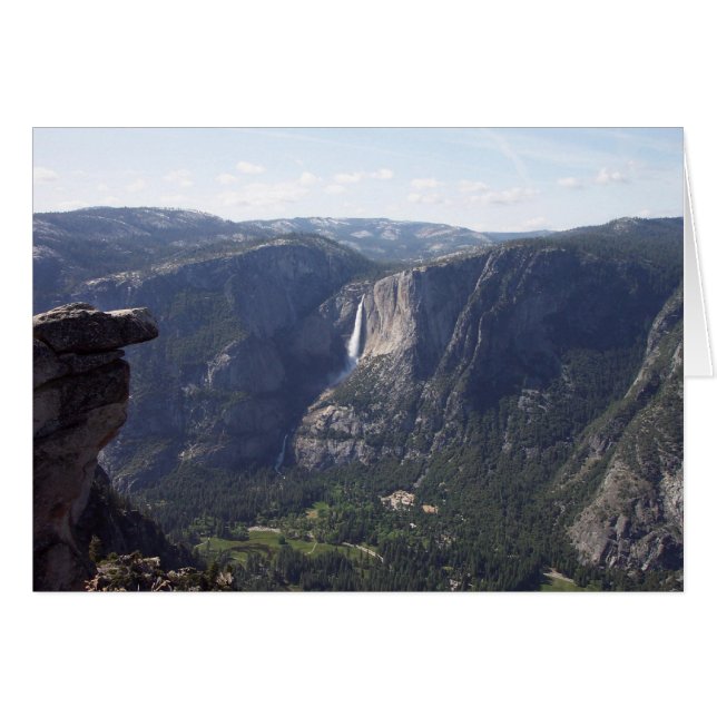 Yosemite in het voorjaar:  Uitzicht Glacier Point (Voorkant Horizontaal)