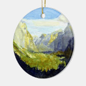 Yosemite, inspiratiepunt keramisch ornament (Links)