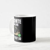 Yosemite Is Calling I Must Go Vacation National Pa Koffiemok (Voorkant links)