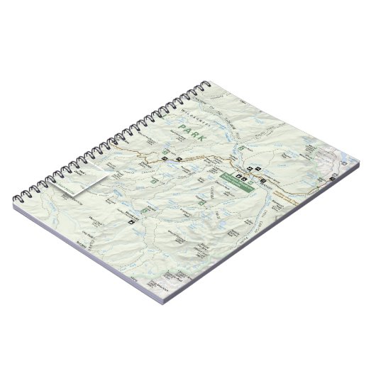 Yosemite-kaartlaptop Notitieboek (Linkerzijde)