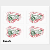 Yosemite-klimmer Carabiner Rechthoekige Sticker (Vel)