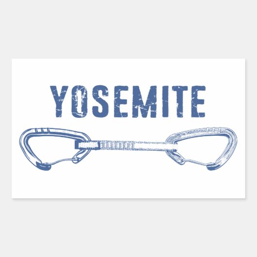 Yosemite-klimmickdraw Rechthoekige Sticker (Voorkant)