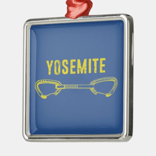 Yosemite Klimrekker Metalen Ornament (Links)
