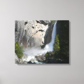 Yosemite Lagere Herfsten uit het Yosemite National Canvas Afdruk (Voorkant)