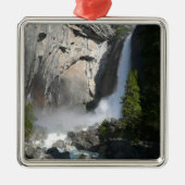 Yosemite Lagere Herfsten uit het Yosemite National Metalen Ornament (Voorkant)