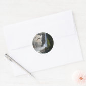 Yosemite Lagere Herfsten uit het Yosemite National Ronde Sticker (Envelop)