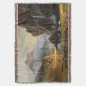 Yosemite Lake Indians Spear Vist Drow Blanket Deken (Voorkant Verticaal)