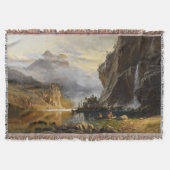 Yosemite Lake Indians Spear Vist Drow Blanket Deken (Voorkant)