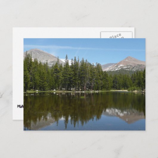 Yosemite Lake Reflection Briefkaart (Voorkant / Achterkant)