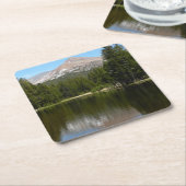 Yosemite Lake Reflection Kartonnen Onderzetters (Schuin)