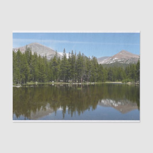 Yosemite Lake Reflection Tissuepapier (Voorkant)