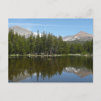 Yosemite Lake-weerkaatsing Briefkaart