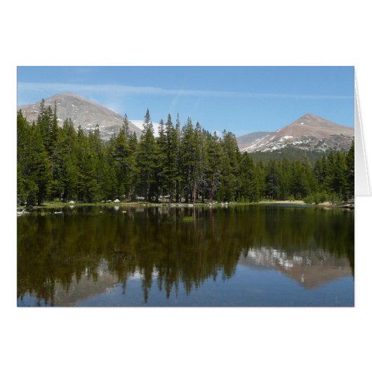 Yosemite Lake Weerspiegeling (Voorkant Horizontaal)