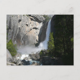 Yosemite Lower Falls bij het Lower Yosemite Falls  Briefkaart