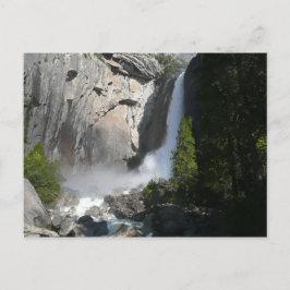 Yosemite Lower Falls bij het Lower Yosemite Falls  Briefkaart