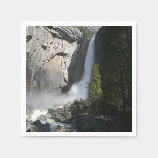 Yosemite Lower Falls bij het Lower Yosemite Falls Servet (Voorkant)
