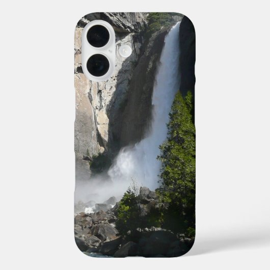Yosemite Lower Falls bij Lower Yosemite Falls Trai Case-Mate iPhone Case (Achterkant)