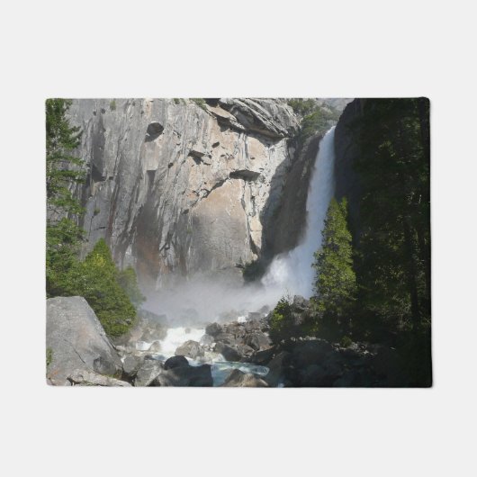 Yosemite Lower Falls bij Lower Yosemite Falls Trai Deurmat (Voorkant)