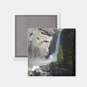 Yosemite Lower Falls bij Lower Yosemite Falls Trai Magneet (Voorkant / Achterkant)