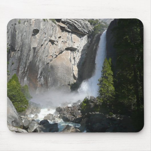 Yosemite Lower Falls bij Lower Yosemite Falls Trai Muismat (Voorkant)