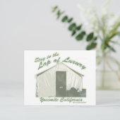 Yosemite Luxury Humor Travel Slogan Briefkaart (Staand voorkant)