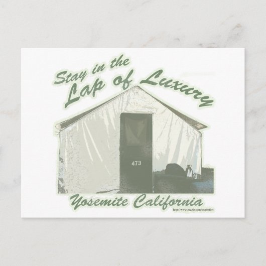 Yosemite Luxury Humor Travel Slogan Briefkaart (Voorkant)