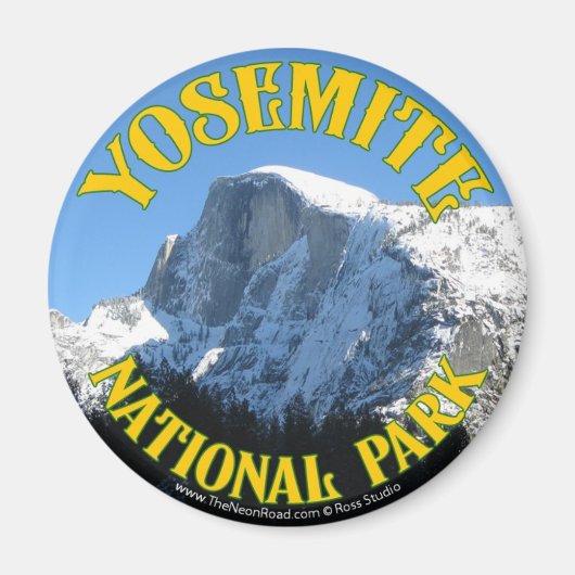 Yosemite Magnet 1 ronde (Voorkant)