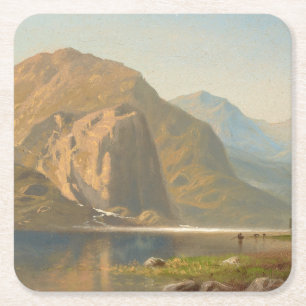 Yosemite Majestic Landschap door Albert Bierstadt Kartonnen Onderzetters