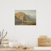 Yosemite Majestic Landschap door Albert Bierstadt Poster (Keuken)