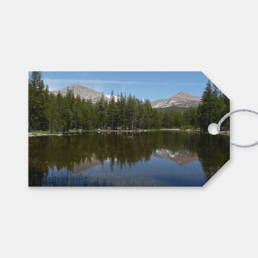 Yosemite-meerreflectie Cadeaulabel (Voorkant (Horizontaal))