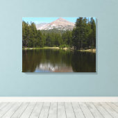 Yosemite-meerreflectie Canvas Afdruk (Insitu (Houten vloer))
