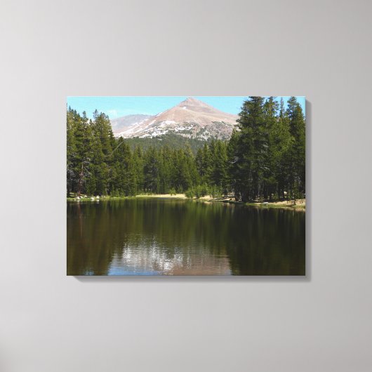 Yosemite-meerreflectie Canvas Afdruk (Voorkant)