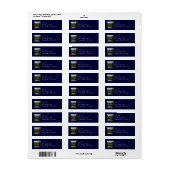 Yosemite-meerreflectie Etiket (Full Sheet)