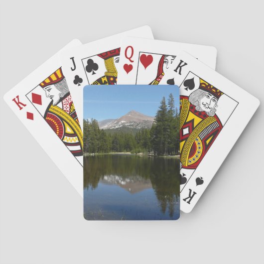 Yosemite-meerreflectie Pokerkaarten (Achterkant)