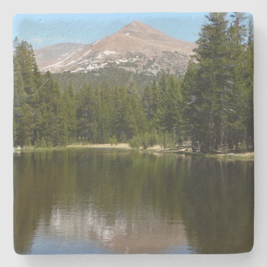 Yosemite-meerreflectie Stenen Onderzetter (Voorkant)