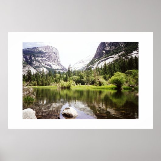 Yosemite Mirror Lake Poster (Voorkant)