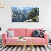 Yosemite Mountain-Uitzicht in het Nationaal Park Y Canvas Afdruk (Insitu (Woonkamer))