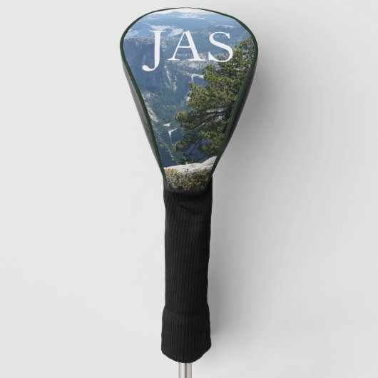 Yosemite Mountain-Uitzicht in het Nationaal Park Y Golfheadcover (Voorkant)